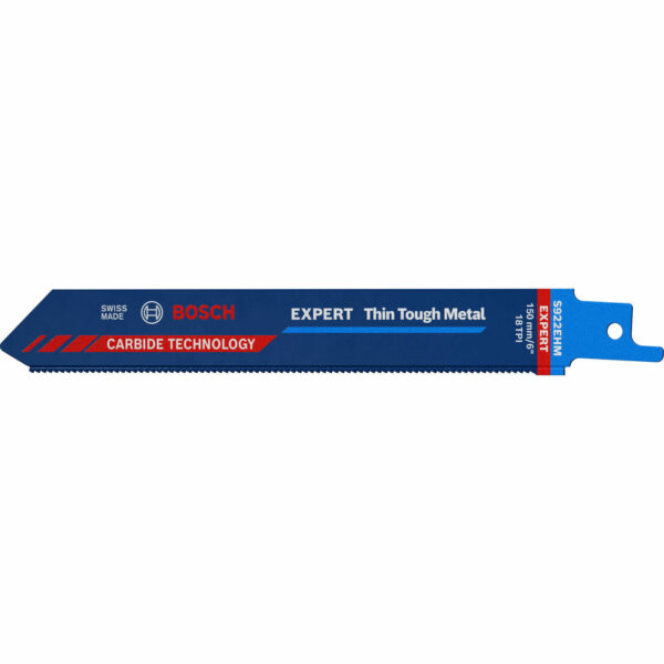Bosch Expert S922EHM Thin Tough Metal Cutting Reciprocating Sabre Saw Blades 150mm Pack of 10