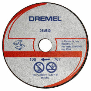 Dremel DSM510 Metal Cutting Wheel for DSM20 77mm Pack of 3