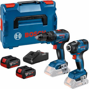 Bosch 18v Cordless Brushless Combi Drill and Impact Driver Kit