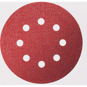 Bosch Red Wood Sanding Disc 115mm 115mm 240g Pack of 5