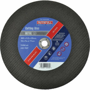 Faithfull Metal Cut Off Disc 300mm 3.5mm 20mm