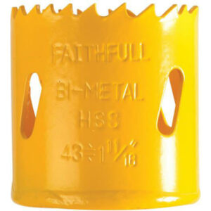 Faithfull Varipitch Bi Metal Hole Saw 43mm