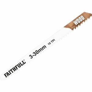 Faithfull T101B Wood Cutting Jigsaw Blades Pack of 5