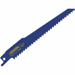 Irwin 656R Reciprocating Saw Blades for Wood and Nails 150mm Pack of 5