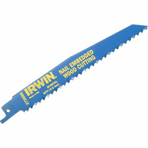 Irwin 956R Reciprocating Saw Blades for Wood and Nails 225mm Pack of 5