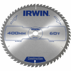 Irwin ATB Construction Circular Saw Blade 400mm 60T 30mm
