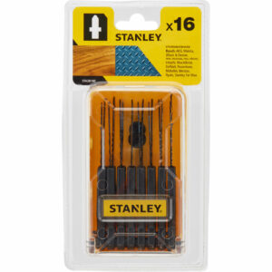 Stanley 16 Piece T Shank Multipurpose Jigsaw Blade Set