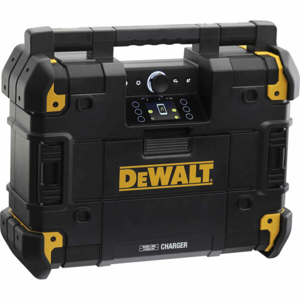 DeWalt TSTAK DAB Job Site Radio and Battery Charger 240v
