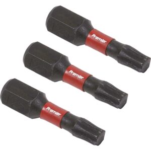 Sealey Impact Power Tool Torx Screwdriver Bits T25 25mm Pack of 3