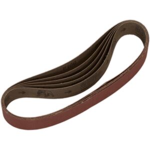 Sealey 30mm x 540mm Sanding Belt 30mm x 540mm 100g Pack of 5