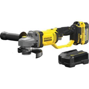 Stanley Fatmax V20 SFMCG400 18v Cordless Angle Grinder 125mm 1 x 4ah Li-ion Battery Charger No Case