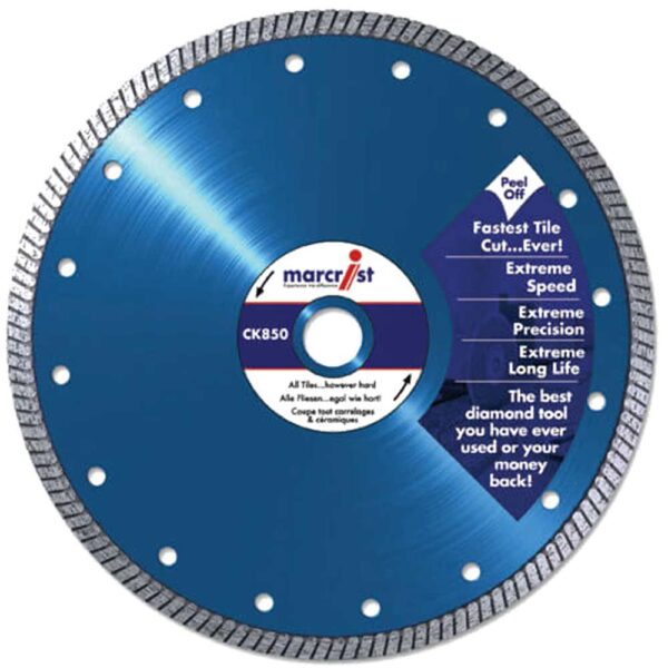 Marcrist CK850 Turbo Extreme Speed Tile Saw Diamond Cutting Blade 300mm