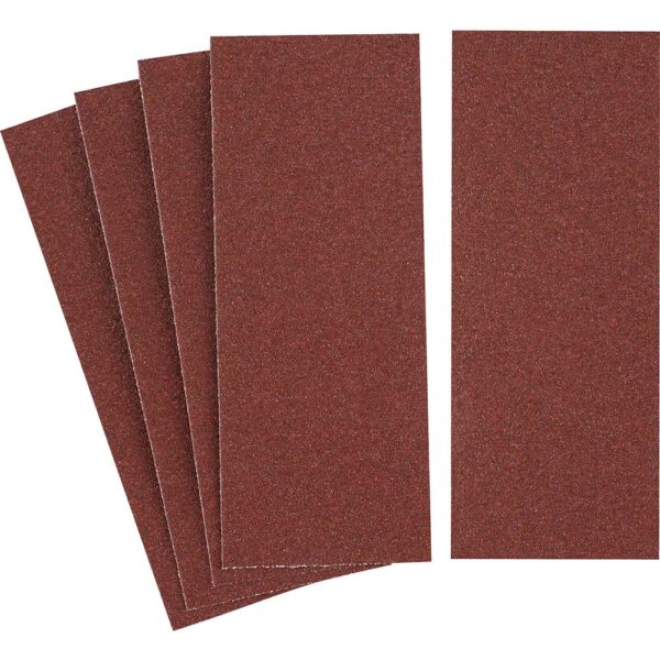 Stanley Unpunched Clip On 1/3 Sanding Sheets 93mm x 230mm 120g Pack of 5