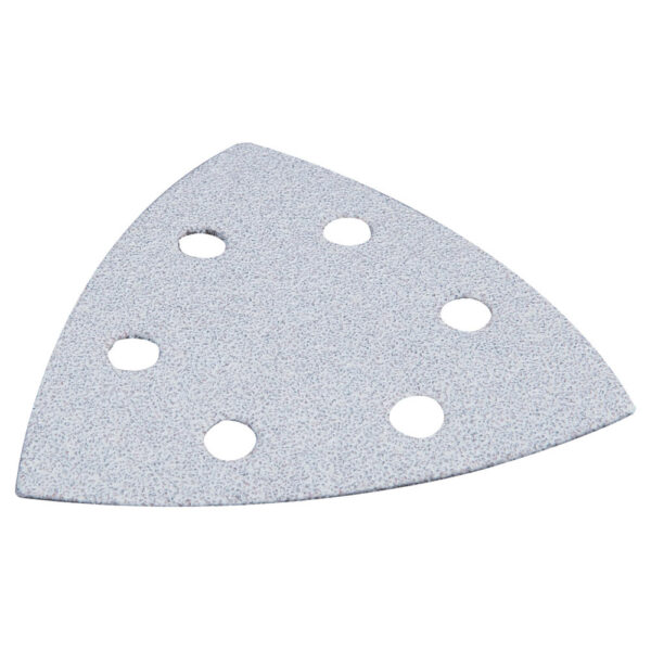 Makita Punched Hook and Loop White Wood / Paint Delta Sanding Sheets 320g Pack of 10