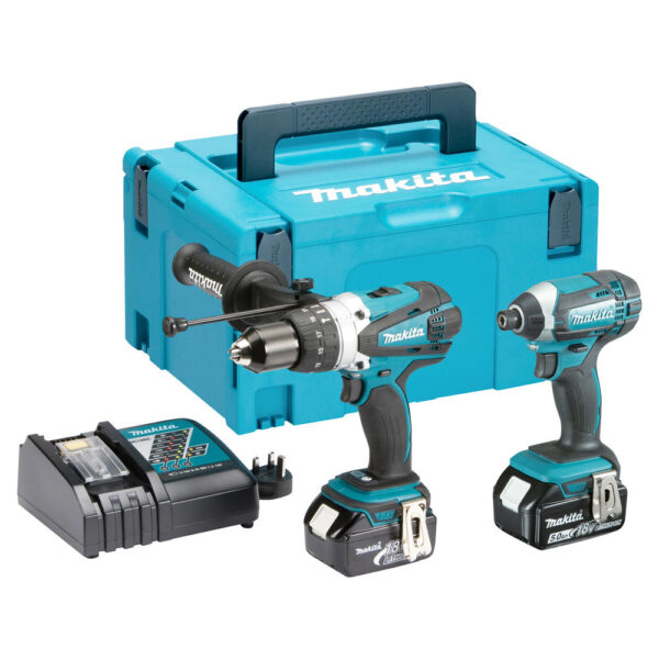 Makita DLX2145TJ 18v LXT Cordless Combi Drill and Impact Driver Kit