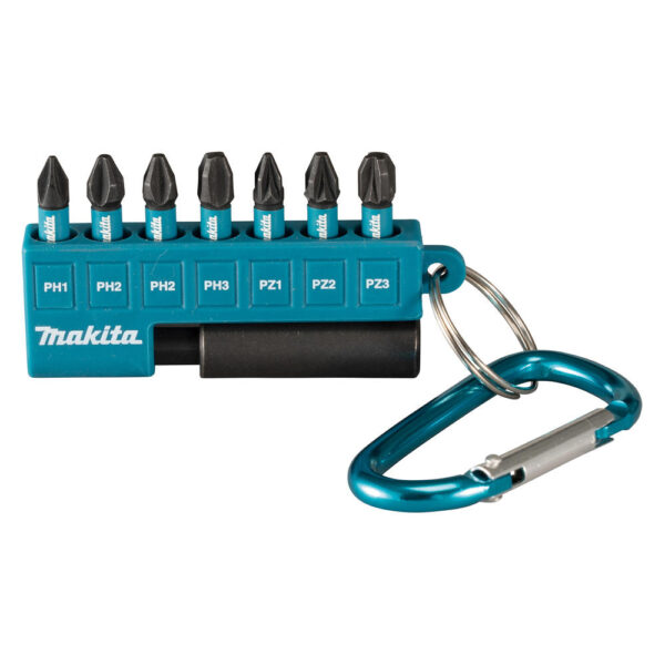Makita 8 Piece Impact Black Screwdriver Bit Set