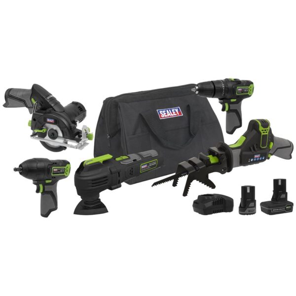 Sealey 10.8v Cordless 5 Piece Power Tool Kit