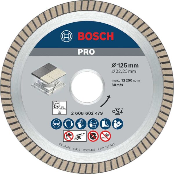 Bosch PRO Extra Clean Diamond Disc for Ceramics 125mm