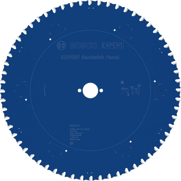Bosch EXPERT Circular Saw Blade for Sandwich Panel 350mm 60T 30mm