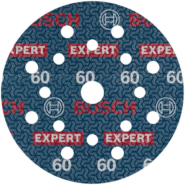 Bosch EXPERT O780 Foil Sanding Discs 125mm 125mm 60g Pack of 50
